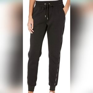 Bebe Mini Logo Tape Joggers with Angled Pocket